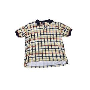 Ivy Crew Classics Men's Yellow Plaid Short Sleeve Polo Shirt Size XL